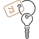 Smart key entry icon